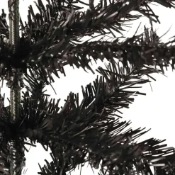 vidaXL - Kunstkerstboom met 265 tips en staal standaard 150 cm - Zwart - PVC Clearance