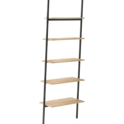 vidaXL - Ladderrek - Bruin - Bewerkt hout Online