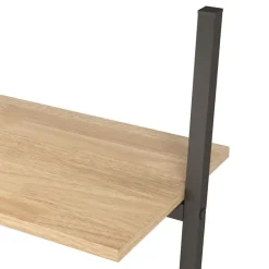 vidaXL - Ladderrek - Bruin - Bewerkt hout Online