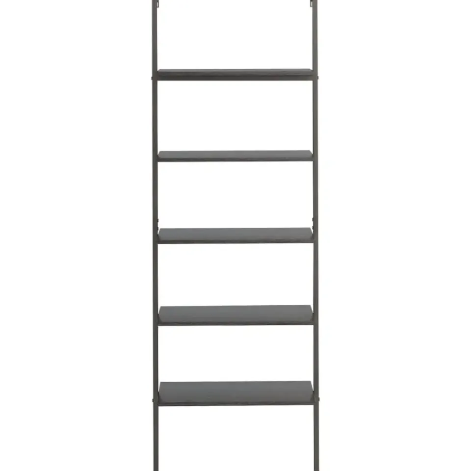 vidaXL - Ladderrek - Zwart - Bewerkt hout Sale