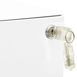 vidaXL - Ladeblok - Wit - Staal Sale