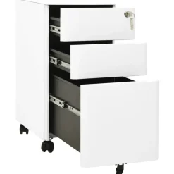 vidaXL - Ladeblok - Wit - Staal Sale