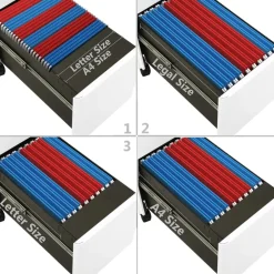 vidaXL - Ladeblok - Wit - Staal Sale