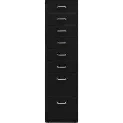 vidaXL - Ladeblok - Zwart - Metaal Online