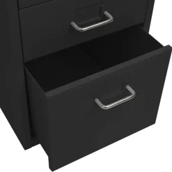 vidaXL - Ladeblok - Zwart - Metaal Best