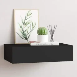 vidaXL - Ladeschap - Zwart - MDF Best