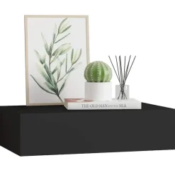 vidaXL - Ladeschap - Zwart - MDF Best