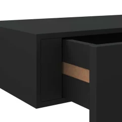 vidaXL - Ladeschap - Zwart - MDF Best