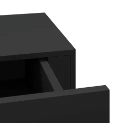 vidaXL - Ladeschap - Zwart - MDF Clearance