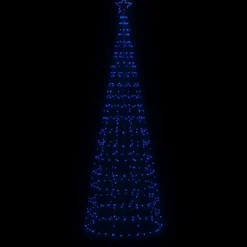 vidaXL - Led-kerstboom - Blauw - 300 cm Outlet