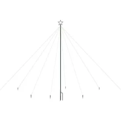 vidaXL - Led-kerstboom - Blauw - IJzer Discount