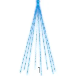 vidaXL - Led-kerstboom - Blauw - IJzer Discount