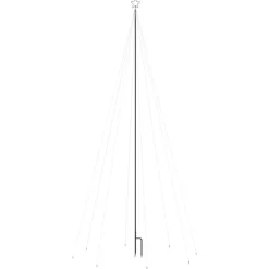 vidaXL - Led-kerstboom - Blauw - IJzer Discount