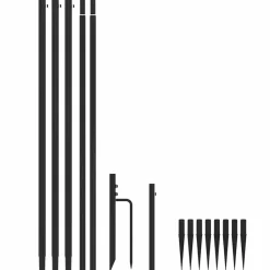 vidaXL - Led-kerstboom - Blauw - IJzer Discount