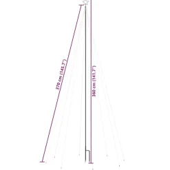 vidaXL - Led-kerstboom - Blauw - IJzer Discount