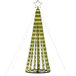 vidaXL - Led-kerstboom - Warmwit - 180 cm Clearance
