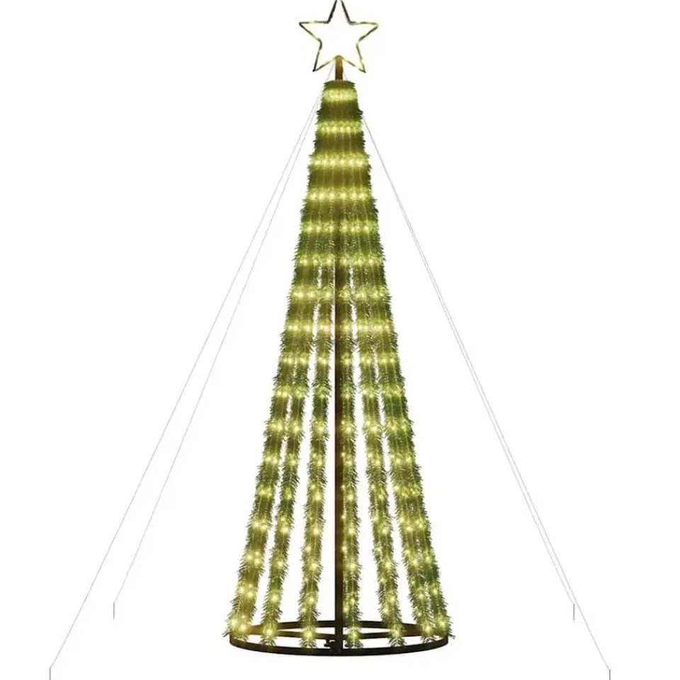 vidaXL - Led-kerstboom - Warmwit - 180 cm Clearance