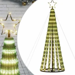 vidaXL - Led-kerstboom - Warmwit - 180 cm Clearance