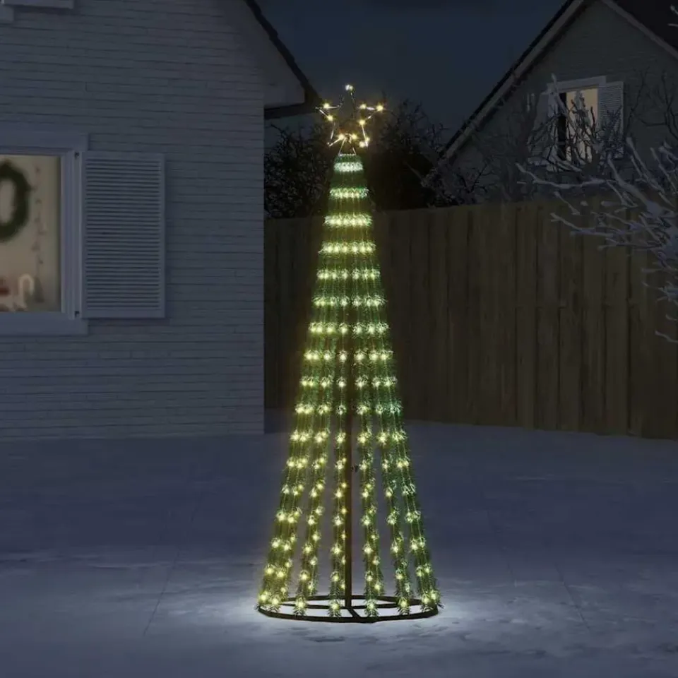 vidaXL - Led-kerstboom - Warmwit - 180 cm Clearance