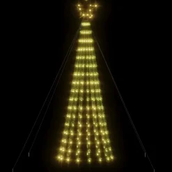 vidaXL - Led-kerstboom - Warmwit - 180 cm Clearance