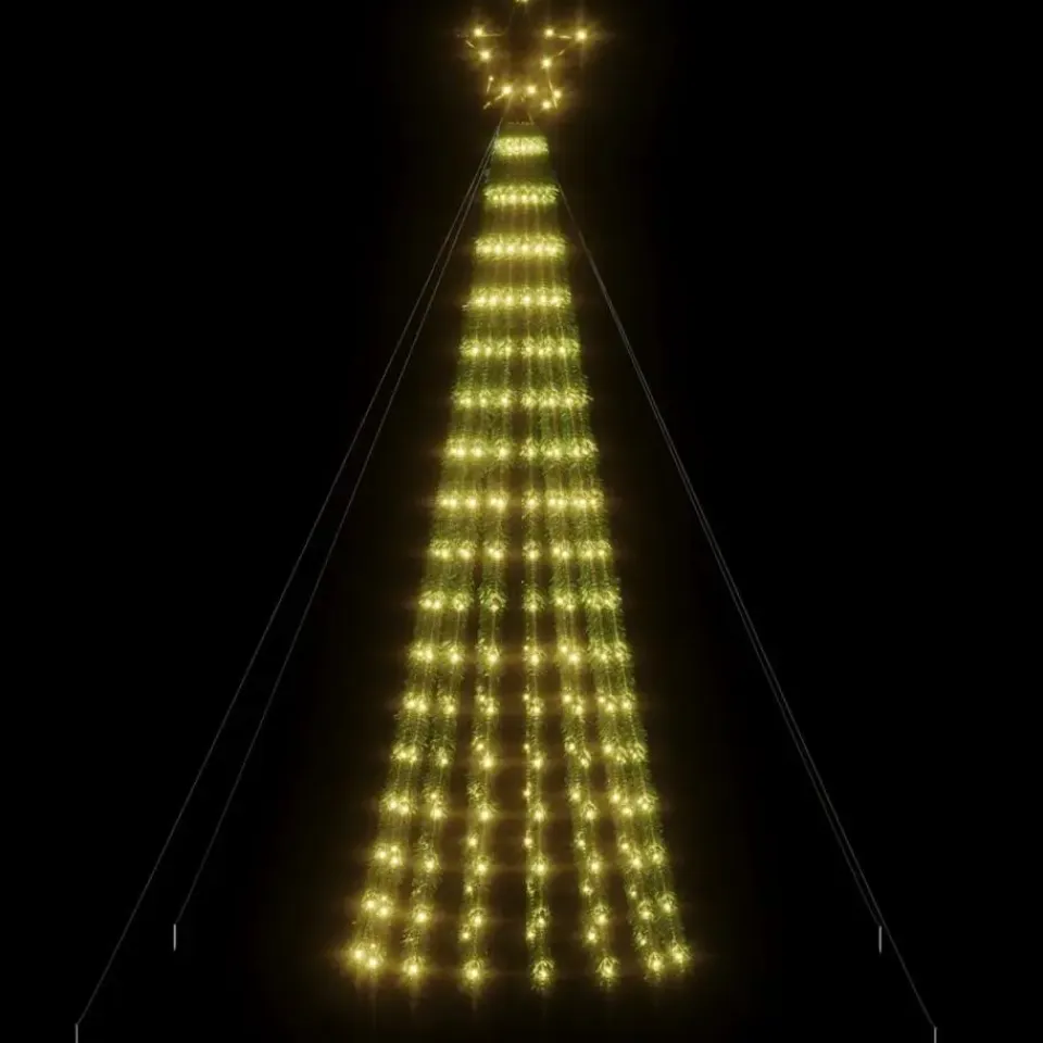 vidaXL - Led-kerstboom - Warmwit - 180 cm Clearance