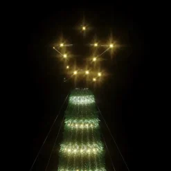 vidaXL - Led-kerstboom - Warmwit - 180 cm Clearance