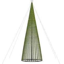 vidaXL - Led-kerstboom - Warmwit - 500 cm
