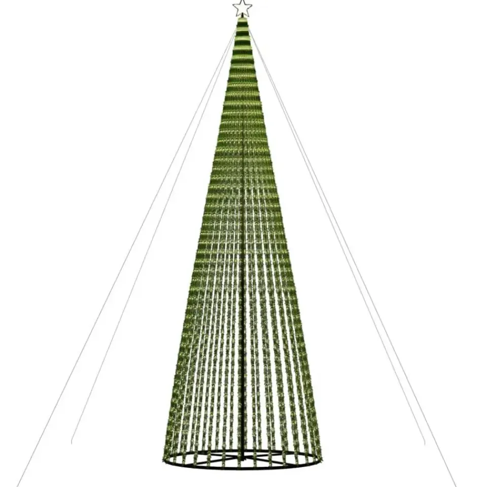 vidaXL - Led-kerstboom - Warmwit - 500 cm