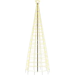 vidaXL - Led-kerstboom - Warmwit - 300 cm - 1 pcs Clearance
