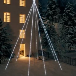 vidaXL - Led-kerstboom - Wit - 800 x 230 cm Outlet