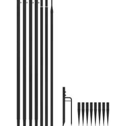 vidaXL - Led-kerstboom - Wit - 800 x 230 cm Outlet