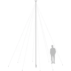 vidaXL - Led-kerstboom - Wit - 800 x 230 cm Outlet