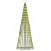 vidaXL - LED-kerstboom met spikes 688 LEDs 100x300 cm - Warmwit - Koper, ijzer New