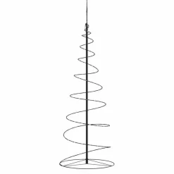 vidaXL - LED-kerstboom met 100 LED's 150x50 cm - Zwart - Metaal Discount