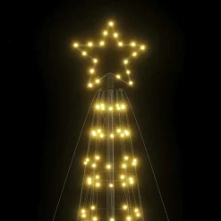 vidaXL - LED-kerstboom met spikes 1534 LEDs 166,5x500 cm - Warmwit - Koper Discount