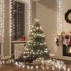 vidaXL - Led-slinger - Cold white and dark green - 25 m Clearance