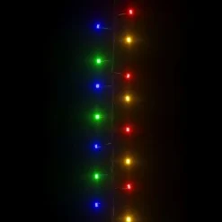 vidaXL - Led-slinger - Multicolour and dark green - 65 m Discount