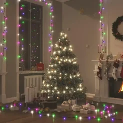 vidaXL - Led-slinger - Pastel multicolour - 40 m New