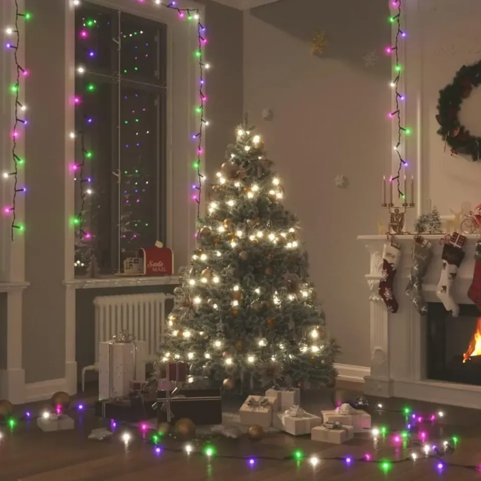 vidaXL - Led-slinger - Pastel multicolour - 15 m Online