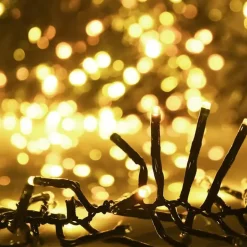 vidaXL - Led-slinger - Warmwit en donkergroen New