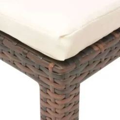 vidaXL - Ligbed - Bruin - Poly rattan Outlet