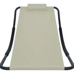 vidaXL - Ligbed - Crème - Stof New