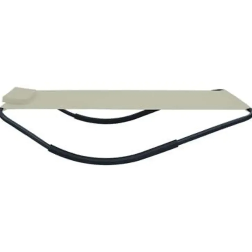 vidaXL - Ligbed - Crème - Stof New