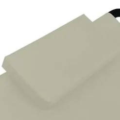 vidaXL - Ligbed - Crème - Stof New
