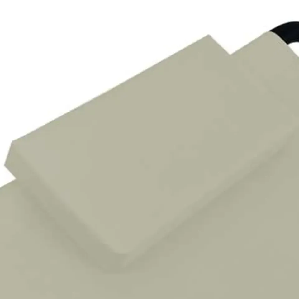 vidaXL - Ligbed - Crème - Stof New