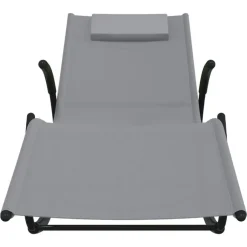 vidaXL - Ligbed - Grijs Sale