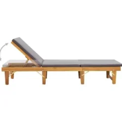 vidaXL - Ligbed - Grijs - Hout Hot