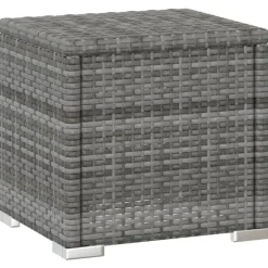 vidaXL - Ligbed - Grijs - Poly rattan Sale