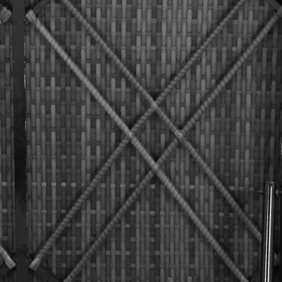 vidaXL - Ligbed - Grijs - Poly rattan Sale