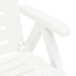 vidaXL - Ligbed - Wit - Kunststof Sale